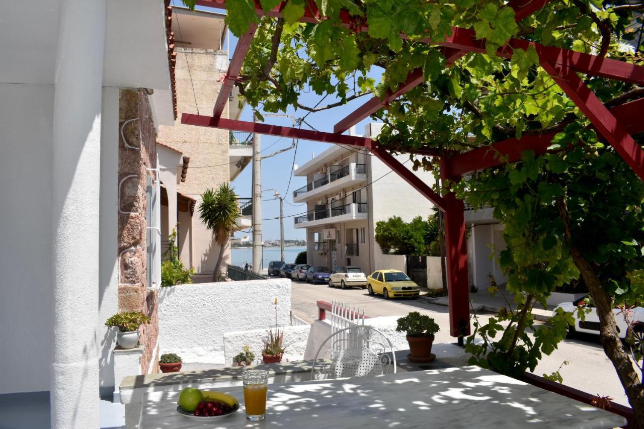 Вилла The Greek Side Of Life! Луца Экстерьер фото